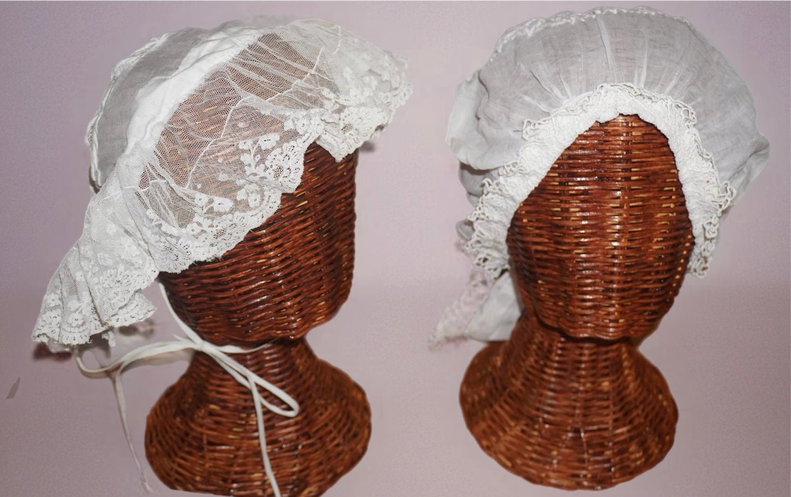 Coiffe Ancienne en Dentelle – XIXe / Début XXe siècle