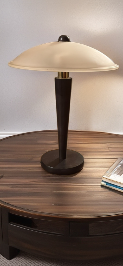 Lampe Collins italienne Novalux, design années 80
