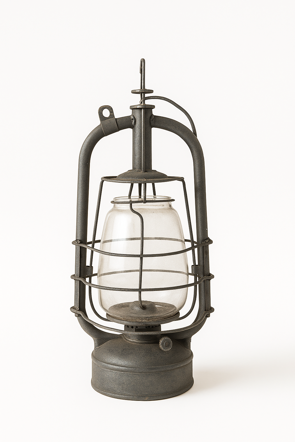 Lampe tempête ancienne – Modèle authentique début XXe siècle